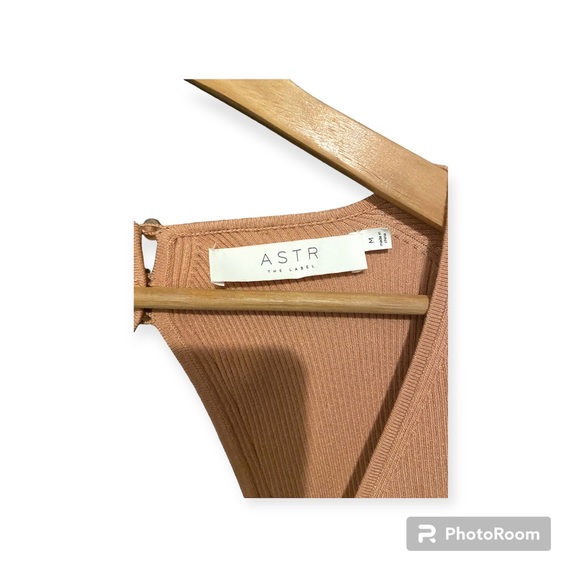 Astr the label Rosa Back Cut Bustier Sweater in color blush - Picture 5 of 6